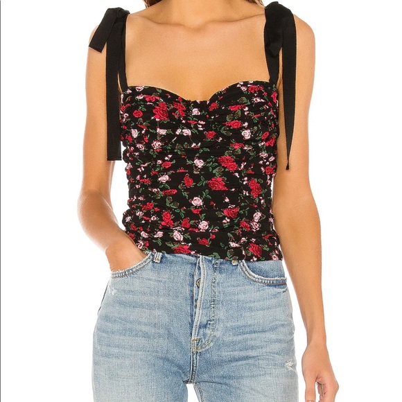 For Love And Lemons Tops - NWOT for love and lemons tainted bustier top in rose